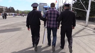 На оппозиционном митинге задержан провокатор