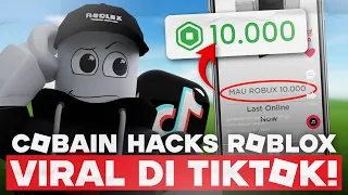 TRYING VIRAL ROBLOX HACKS ON TIKTOK! WILL IT WORK?