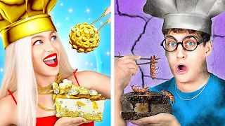 MENINA DA CIDADE VS MENINO DO INTERIOR | Batalha De Cozinha Entre Rico E Pobre, por 123GO! CHALLENGE