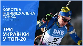 Біатлон: коротка індивідуальна гонка, жінки | Кубок світу в Антгольці / Українки в топ-20