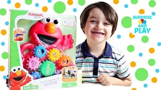 Learn Colors and Numbers with Sesame Street Toys Elmo and Friends Gear Play from Playskool