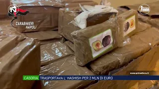 Casoria. Frutti esotici in auto ma era hashish per oltre 2 mln di euro