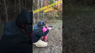 Daughter’s first time shooting!