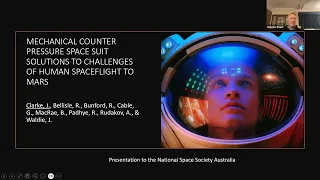 "Space suit solutions to challenges of human spaceflight" - Dr Jon Clarke