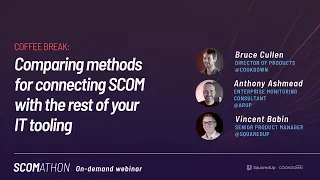 Coffee Break: Comparing methods for connecting SCOM with the rest of your IT tooling