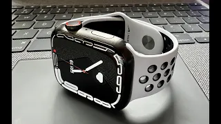 Space Black Titanium Series 7 Apple Watch *UNBOXING AND FIRST IMPRESSIONS*
