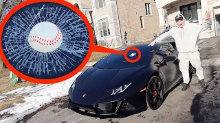 I destroyed my brother Stromedy's Lamborghini (HE GOT SO ANGRY!!)