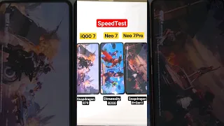 Neo 7Pro vs Neo 7 vs iQOO 7 SpeedTest 😱🔥🔥
