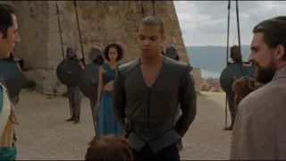 Grey Worm kills the two masters - Game of Thrones S06E09