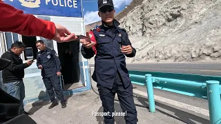 from Vietnam to China by bicycle, police-checkpoint, tibet-border refused!