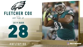 #28: Fletcher Cox (DT, Eagles) | Top 100 Players of 2019 | NFL
