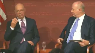 Klaus Schwab " Half of Trudeau's Cabinet are WEF Young Global Leaders".