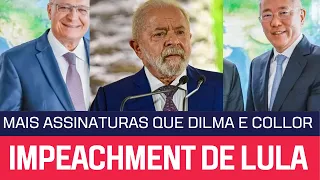 Pedido de Impeachment de Lula Já Soma Mais Assinaturas do que os de Collor e Dilma