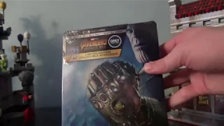 Avengers: Infinity War 4K Best Buy Steelbook Unboxing