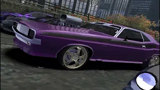nfs most wanted  - 1971 Dodge Challenger R/T 440 Mod Gameplay