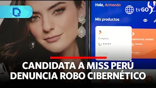 Candidate for Miss Peru denounces cyber theft | Domingo al Día | Peru