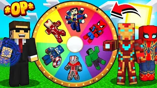 Roulette of OP Super Powers (Avenger Edition) In Minecraft