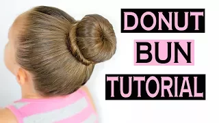 How to make a Donut Bun Hair Tutorial