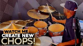 Watch Me Create New Drum CHOPS for 2024 (WITH Rudiments!) Beginner / Intermediate Free Drum Lesson