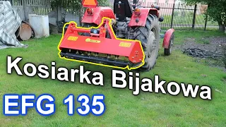 Kosiarka bijakowa EFG 135 i Ursus C328 / C330 / Nowy nabytek / Pierwsze koszenie