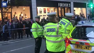 Woman dies after being hit by a cyclist on Oxford Street