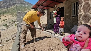 Family garden: using drip irrigation method in fruit garden 🌳🌴🌾