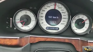 Mercedes Benz CLS 55 AMG 0-180 kmh acceleration