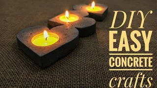DIY Tea Light Candle Holders: A Simple Concrete Project How to Make Concrete Tea Light Candle Holder