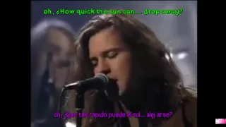 Black - Pearl jam  letra español + Ingles