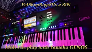 It's a Sin (Pet Shop Boys). A cover by Michel M on Yamaha Genos