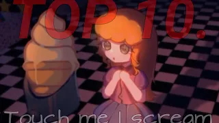 💫TOP 10💫 🦋Touch me I scream🦋 🌈FNAF gacha memes🌈