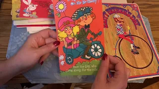 ASMR Looking through Heartwarming Vintage Used Greeting Cards - Soft Spoken