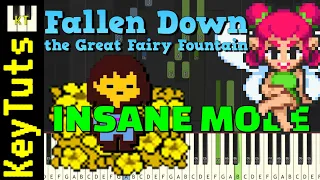 Fallen Down the Great Fairy Fountain [Undertale//Zelda] - Insane Mode [Piano Tutorial] (Synthesia)