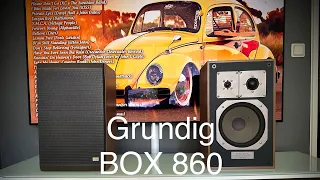 Grundig BOX 860 high fidelity vintage looking inside Test