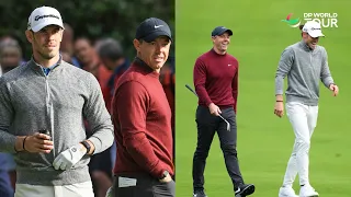 Rory McIlroy and Gareth Bale at the BMW PGA Championship Celebrity Pro-Am