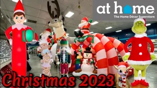 At Home NEW 2023 Christmas Decoration Full Walkthrough (20ft Inflatables & Amazing Items)