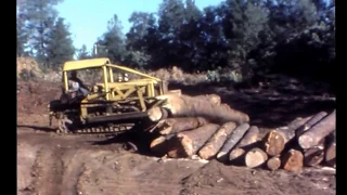 Adams Logging Tractors in 1974