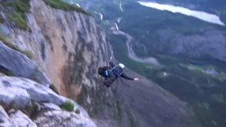 Monte Brento BASE Jump Slip and Recovery