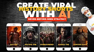 🔥🔥 UNIQUE AND BRAND NEW STRATEGY TO CREATE VIRAL HISTORY SHORTS VIDEOS WITH AI