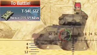 T-34E STZ Experience - War Thunder #136