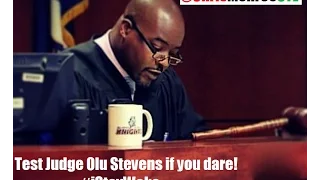 White guy calls black Judge a Nigger in court - Justice on the spot! Judge Olu Stevens