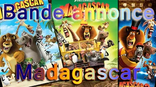 bande annonce madagascar 1 2 et 3 vf