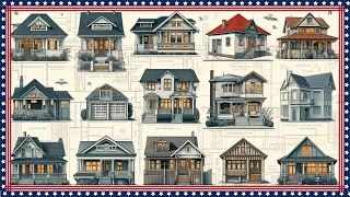 🏘️ 🇺🇸 American House Types: Explore Classic Styles #americanhomes #houses #realestate #property