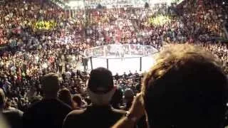 Junior Dos Santos and Cain Velasquez UFC166 walkout