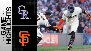 Rockies vs. Giants Game Highlights (9/10/23) | MLB Highlights