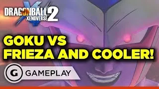 Goku vs Frieza and Cooler - Dragon Ball: Xenoverse 2 Gameplay