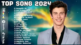 Top 40 Songs Of 2024- Best English Top Songs Playlist 2024 - Taylor Swift, Justin Bieber,Ed Sheeran