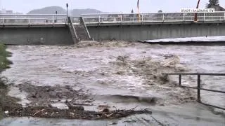 Hochwasser Stadt Salzburg 2. 6. 2013