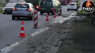 На львівській об`їзній перекинулася вантажівка