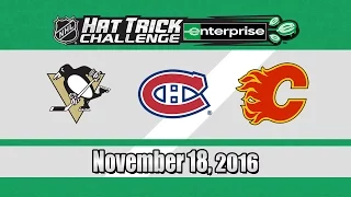 The Canadiens Win! NHL Hat Trick Challenge - November 18, 2016